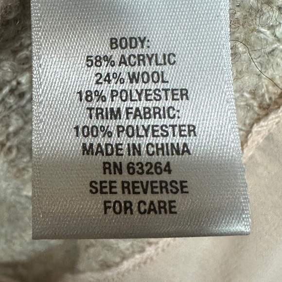 Roz & Ali wool blend 3/4 sleeve sweater‎ with pink faux undershirt sz 1X - Picture 3 of 5